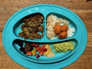 Mexican Food for Toddlers - Example of Plate