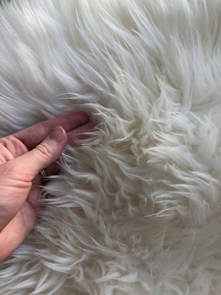 How to clean a sheepskin rug