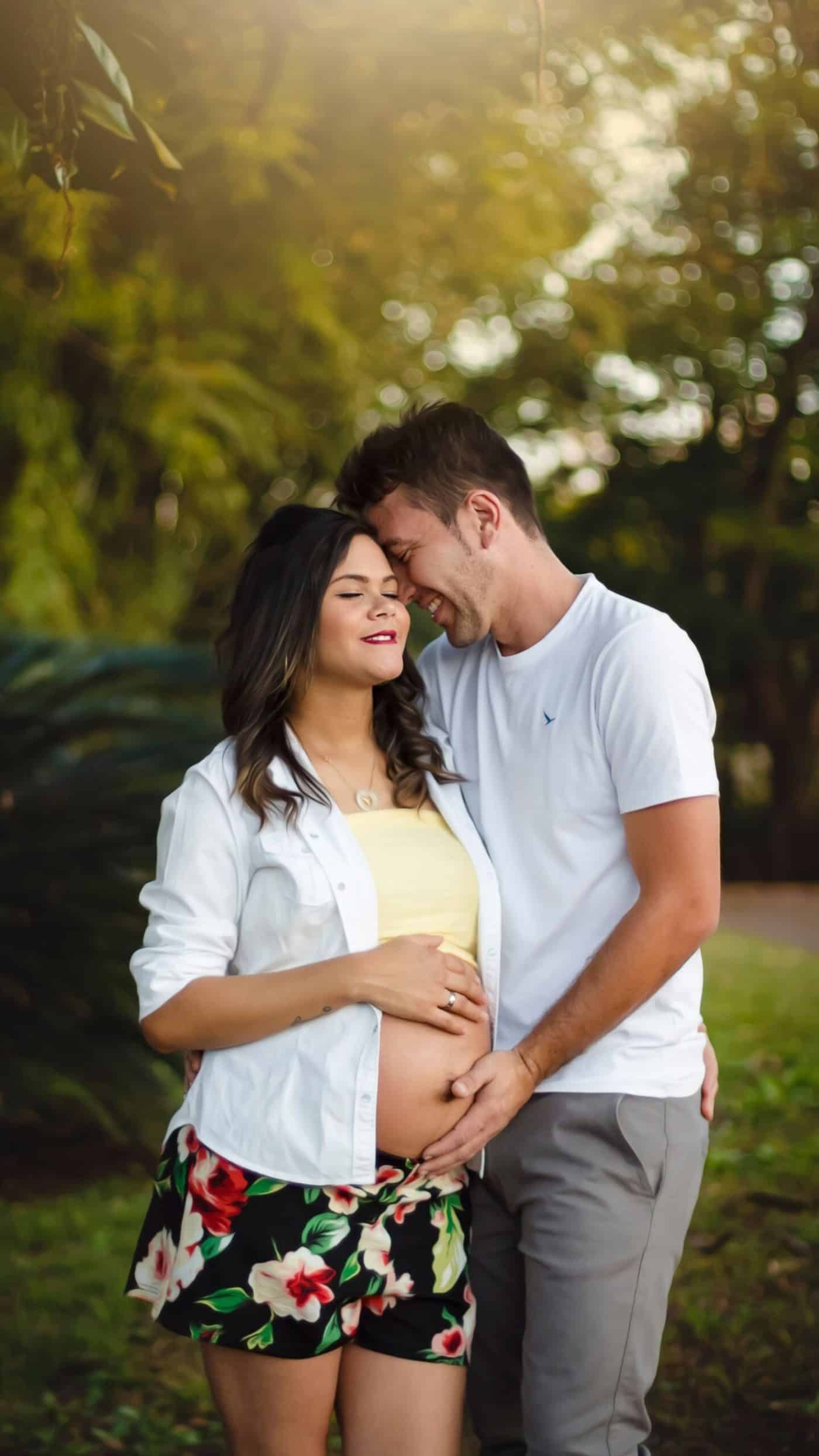 Pregnancy photoshoot idea - with dad