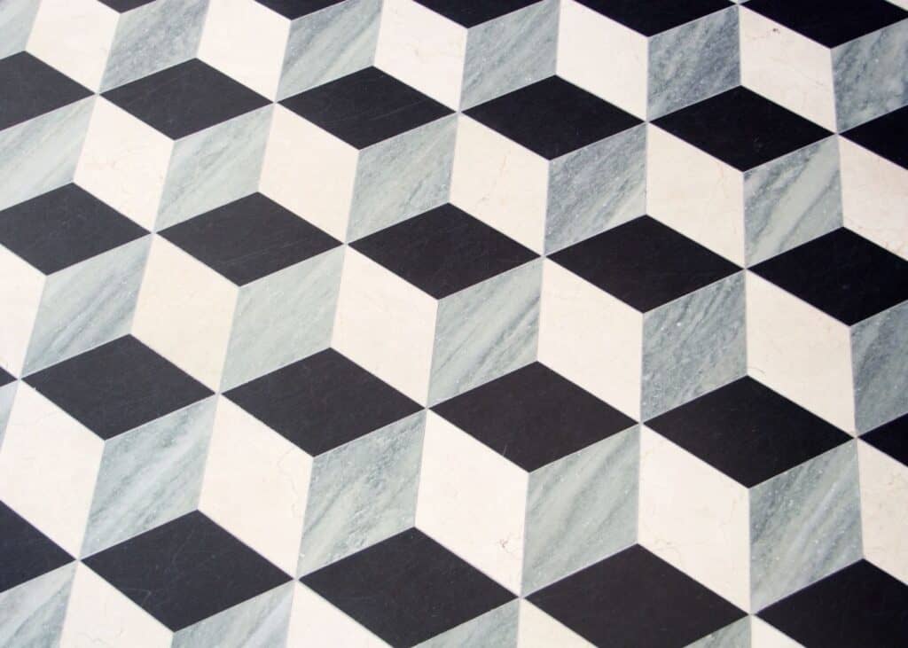 Floor Decor Ideas - geometric pattern