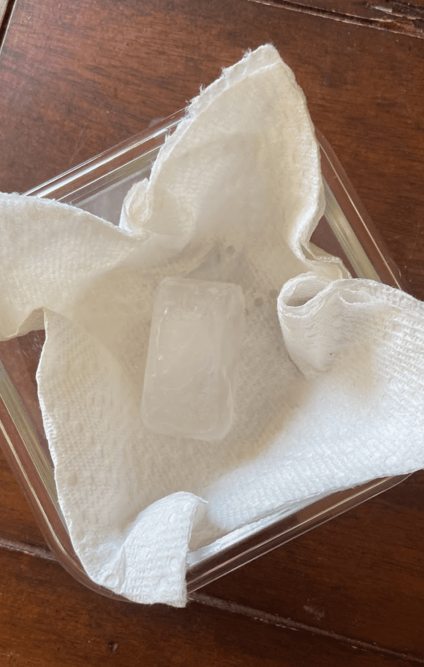 ice insulation experiment with paper towel 1 1