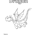 Dragon coloring pages 2