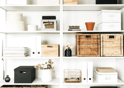 How to use wall space for storage with