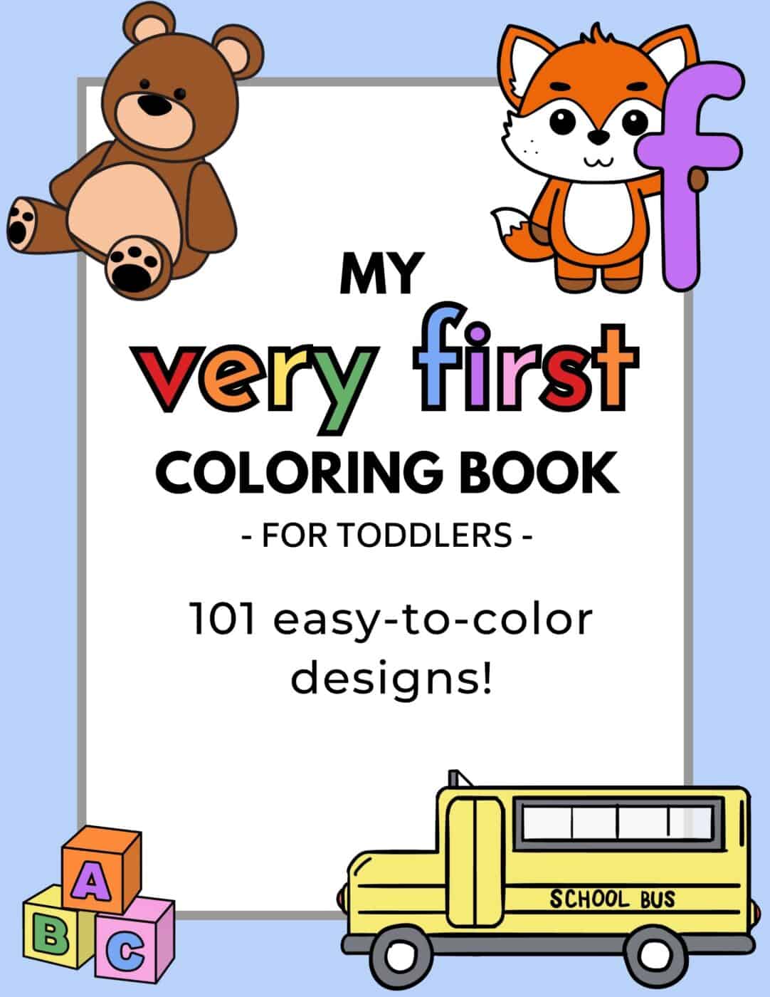 First coloring book - front page