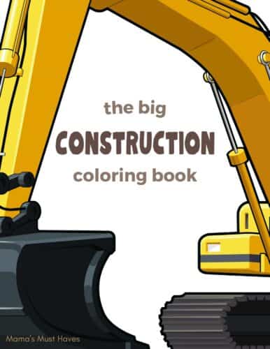 Construction Coloring Book - Cover