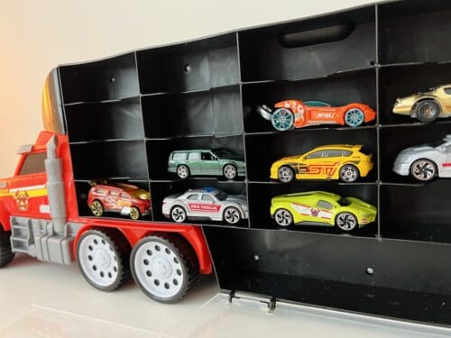 toy car garage semi truck
